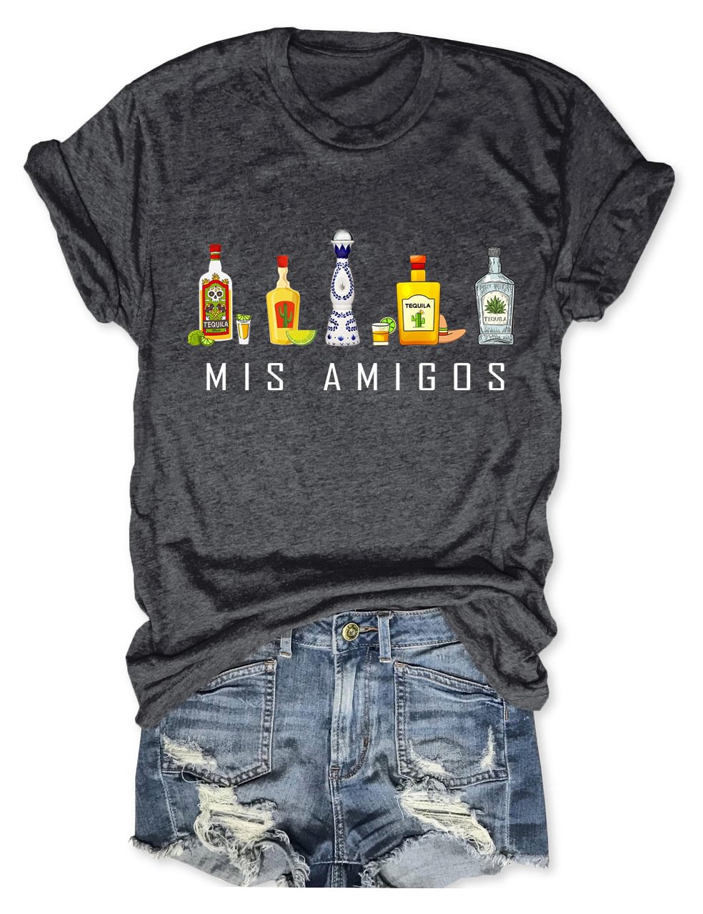 Mis Amigos Drinking T-Shirt