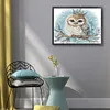 Crowned Owl-14CT Stamped Cross Stitch 27*22cm/10.63*8.66in tapestrymarket