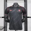 2024/2025 Player Version Manchester United Retro Black style Football Shirt  1:1 Thai Quality