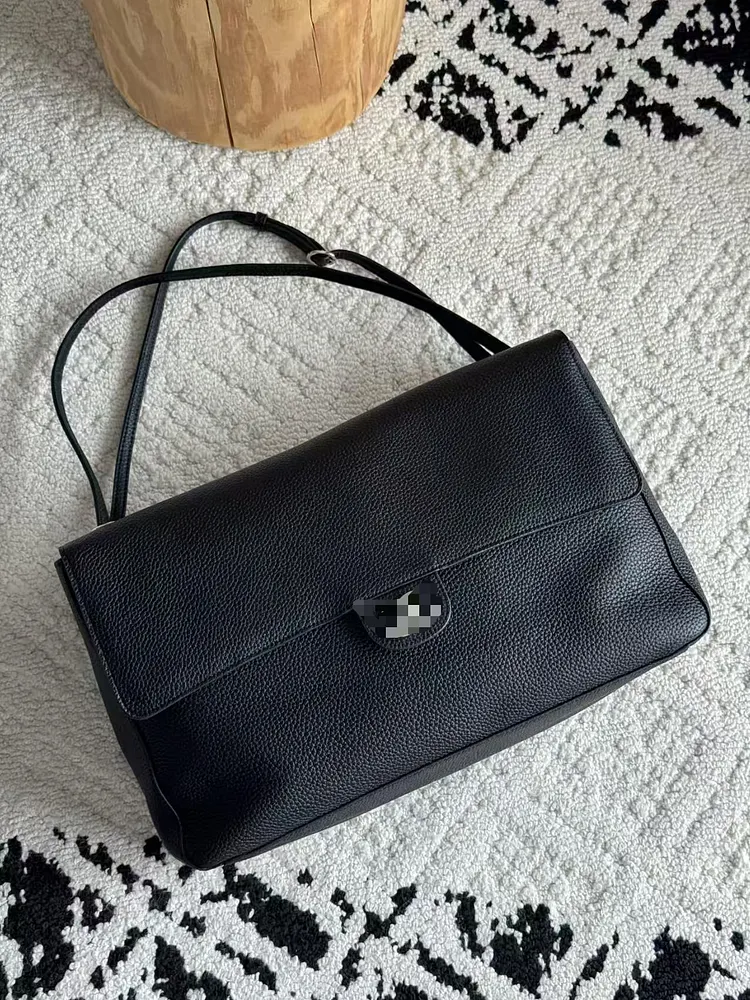 Black Bags for Women Casual Real Leather Handbags and Purses Designer Bag NEW Lichee Pattern Pouch Female