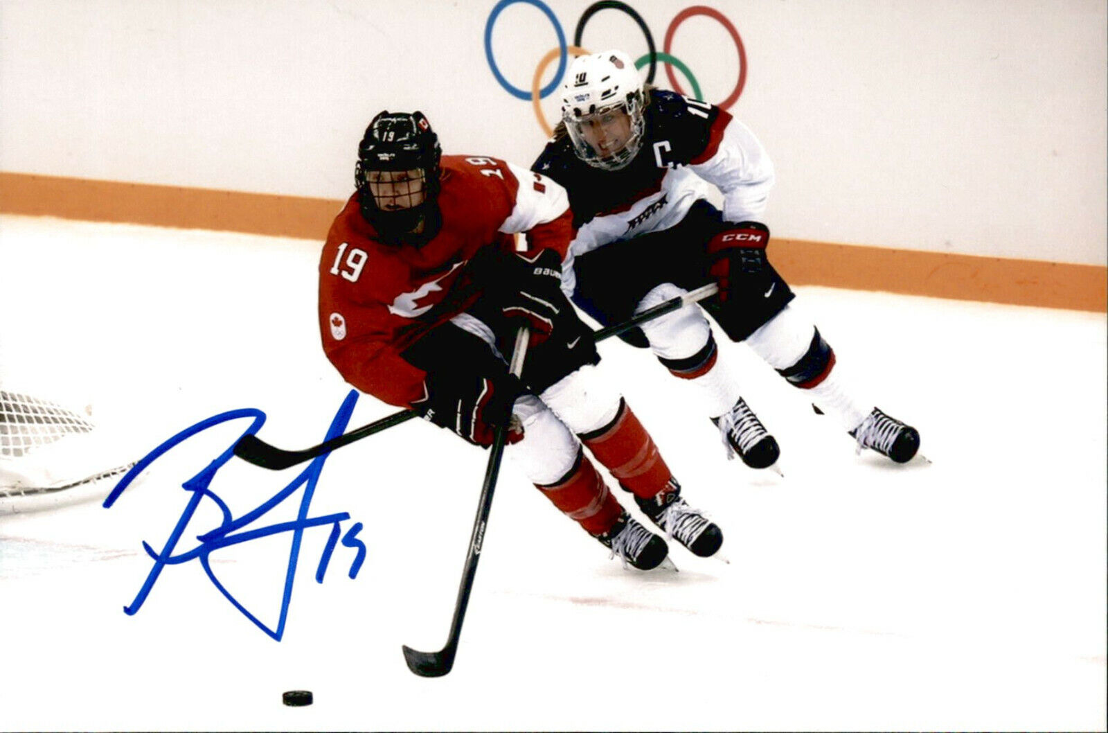 Brianne Jenner SIGNED 4x6 Photo Poster painting WOMEN'S HOCKEY / TEAM CANADA #5