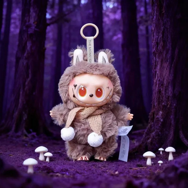 Applicable to genuine labubu lab cloth plush doll bubble mart trendy play blind box doll gift high-end doll