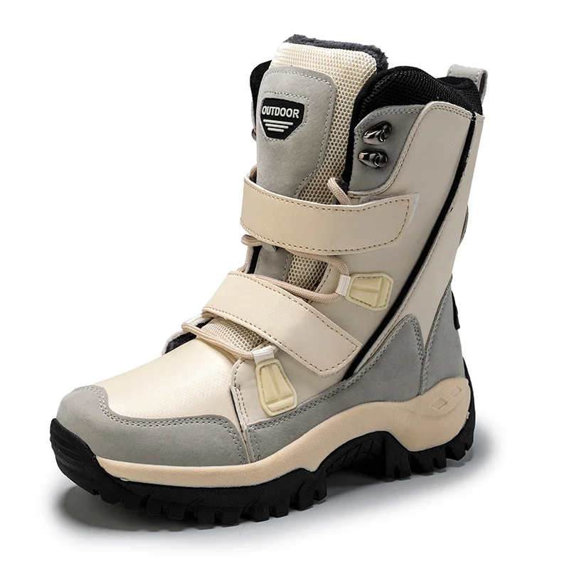 Tanguoant Tanguoant Snow Boots Women Platform Hiking Shoes 2023 Winter Waterproof Non Slip Ski Boots Ladies Plus Velvet Ankle Boot