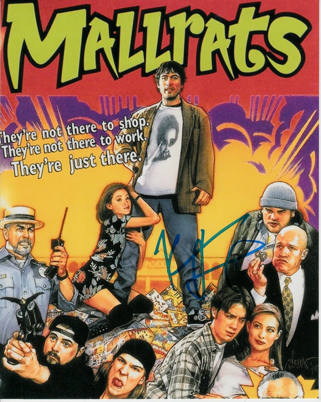 KEVIN SMITH SIGNED MALLRATS Photo Poster painting UACC REG 242