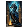 Dragon In The Castle-11CT Stamped Cross Stitch 40*65cm/15.75*25.59in(Big Size)