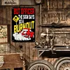 Muscle car - Panneaux en &eacute;tain m&eacute;tallique(20*30cm/30*40cm) - Garage