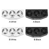 Solar Car Exhaust Fan with 3 Air Outlets Car Radiator Cooling Fan for All Cars