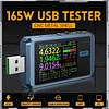 USB Tester 4-24V 6.5A LCD USB A&C Voltage Current Power Display Multimeter, Fast Charge Detection Trigger, PD2.0/PD3.0,QC2.0/QC3.0, CNC Metal Shell
