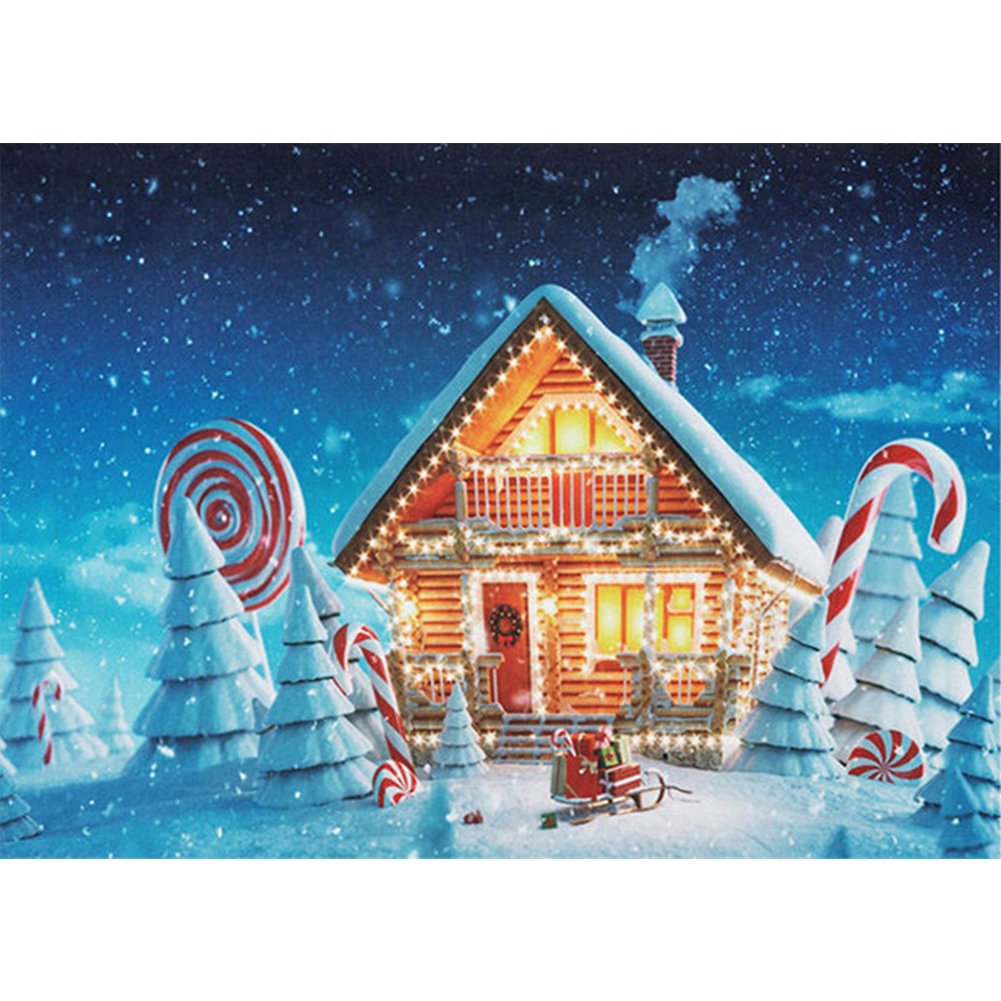 Candy House - Full Round - Diamond Painting(40*30cm)