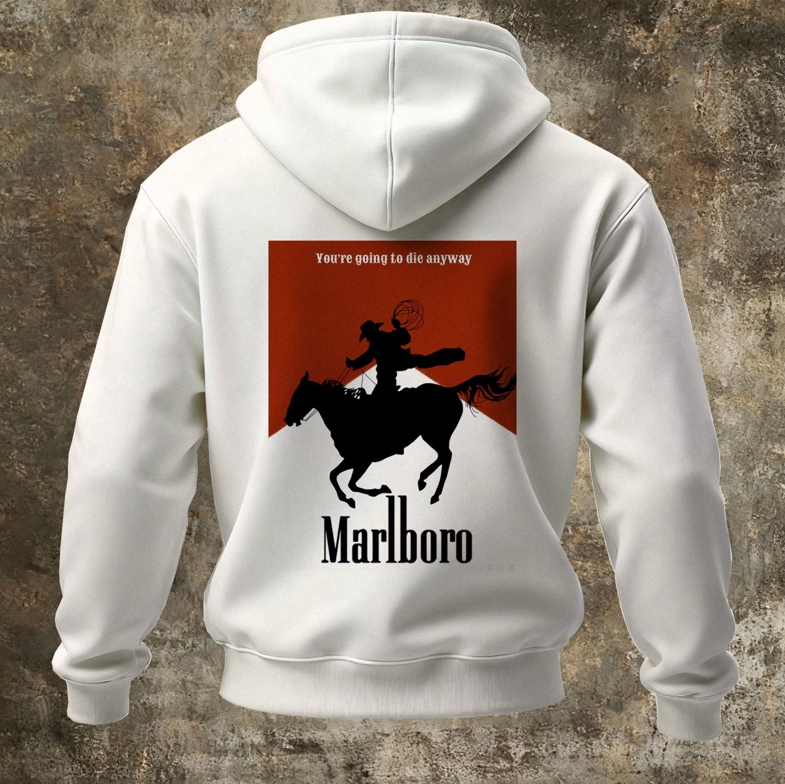 Stylish Cowboy Graphic Design Hoodie