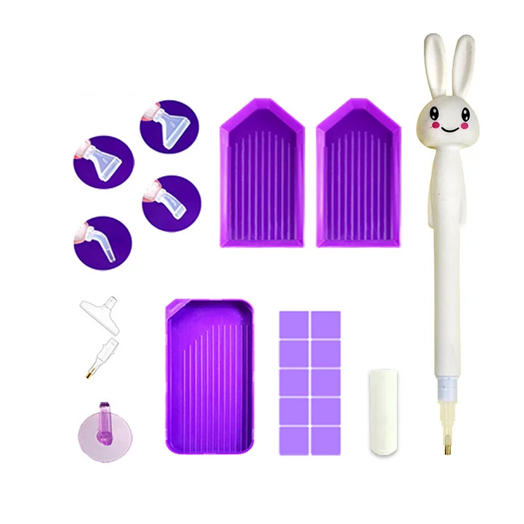 Rabbit Diamond Painting Pen with Pen Tips 5D Diamond Art Pen Kit for Kids Adults gbfke