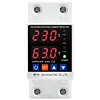 Over Under Voltage Protector 40A/63A 220V Dual Display Adjustable Protector