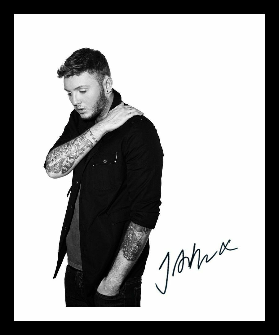 James Arthur Autograph Signed & Framed Photo Poster painting