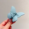 Pretty Butterfly Frosting Plain Color Hair Claw