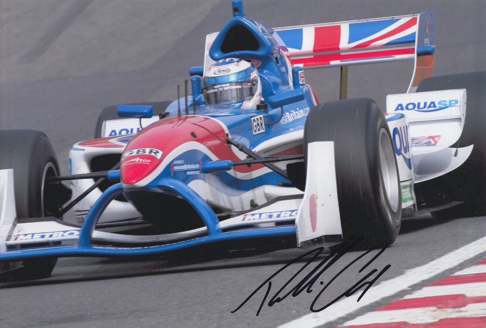 Robbie Kear Hand Signed 12x8 Photo Poster painting F1 Autograph A1GP 2