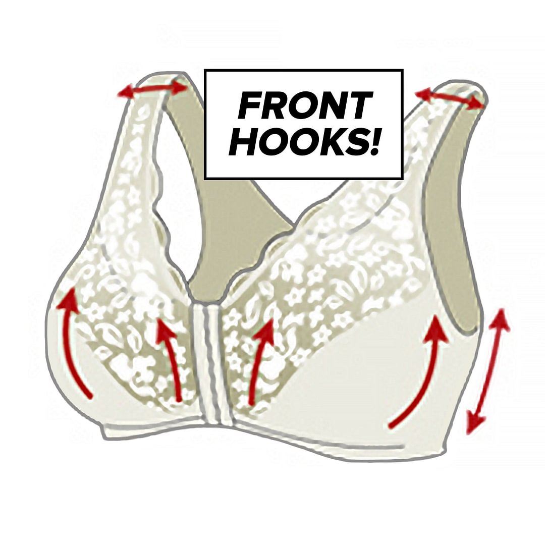 Front hooks, stretch-lace, super-lift, and posture correction – ALL IN ...