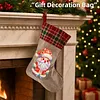 DIY Diamond Painting Christmas Stockings Hanging Ornaments Large Capacity Xmas Socks Pendant Wear Resist Candy Gift Storage Bags for Family Christmas Holiday Party Decoration (Santa Claus)