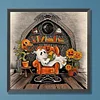 Diamond Painting-DIY Full Round Drill Halloween Horror Pumpkin