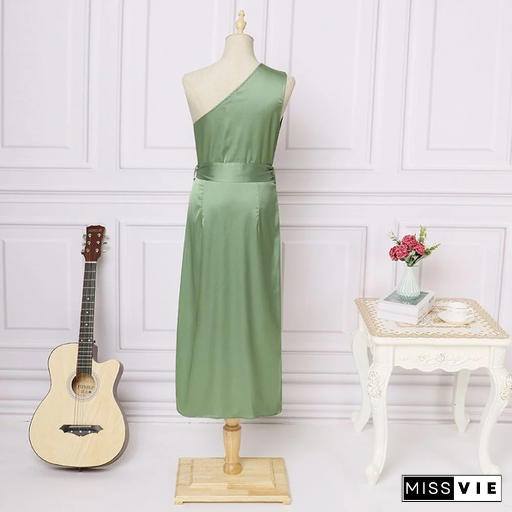 ZANZEA Women Party Gown Elegant Holiday Kaftan Slim Plunge Long Solid Midi Shirt Dress Sundress