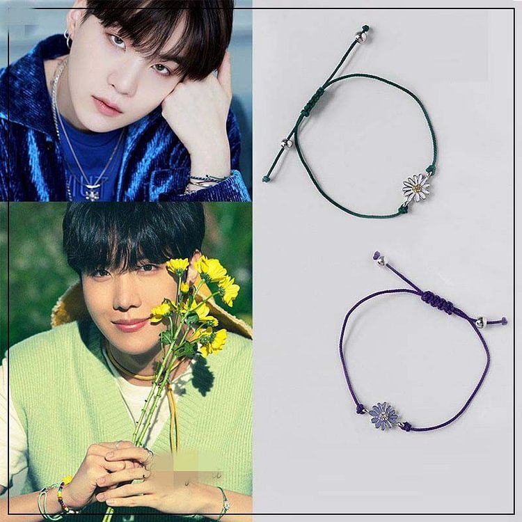 방탄소년단 SUGA Daisy Green Bracelet