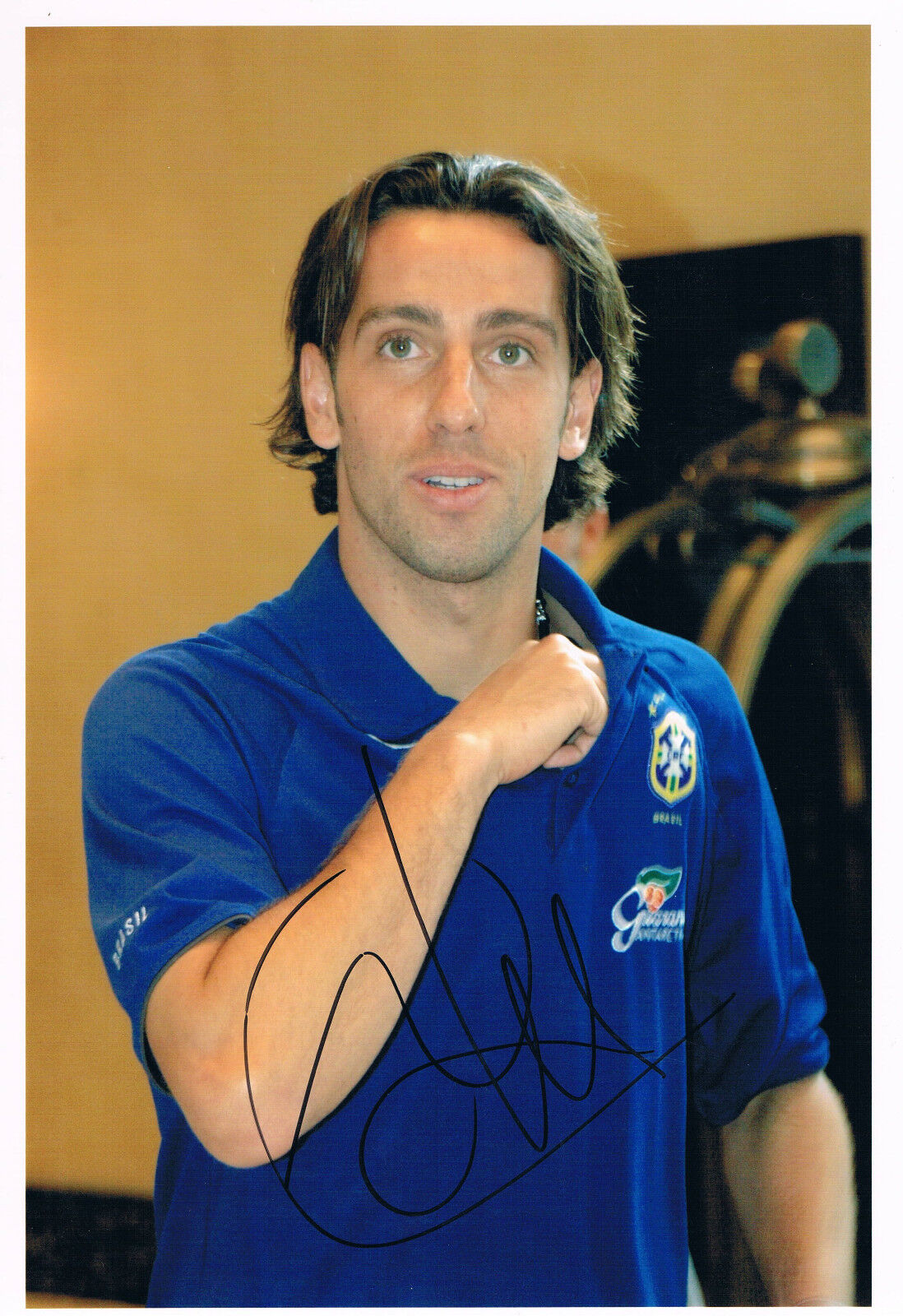 Edu Gaspar 1978- genuine autograph 8x12