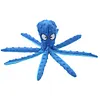 2Pcs Octopus Dog Toy No Stuffing Squeaky Plush Puzzle Toy Interactive Chew Toy