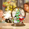 Diamond Painting Wooden Christmas Table Top Ornament Kits Xmas Home Decor