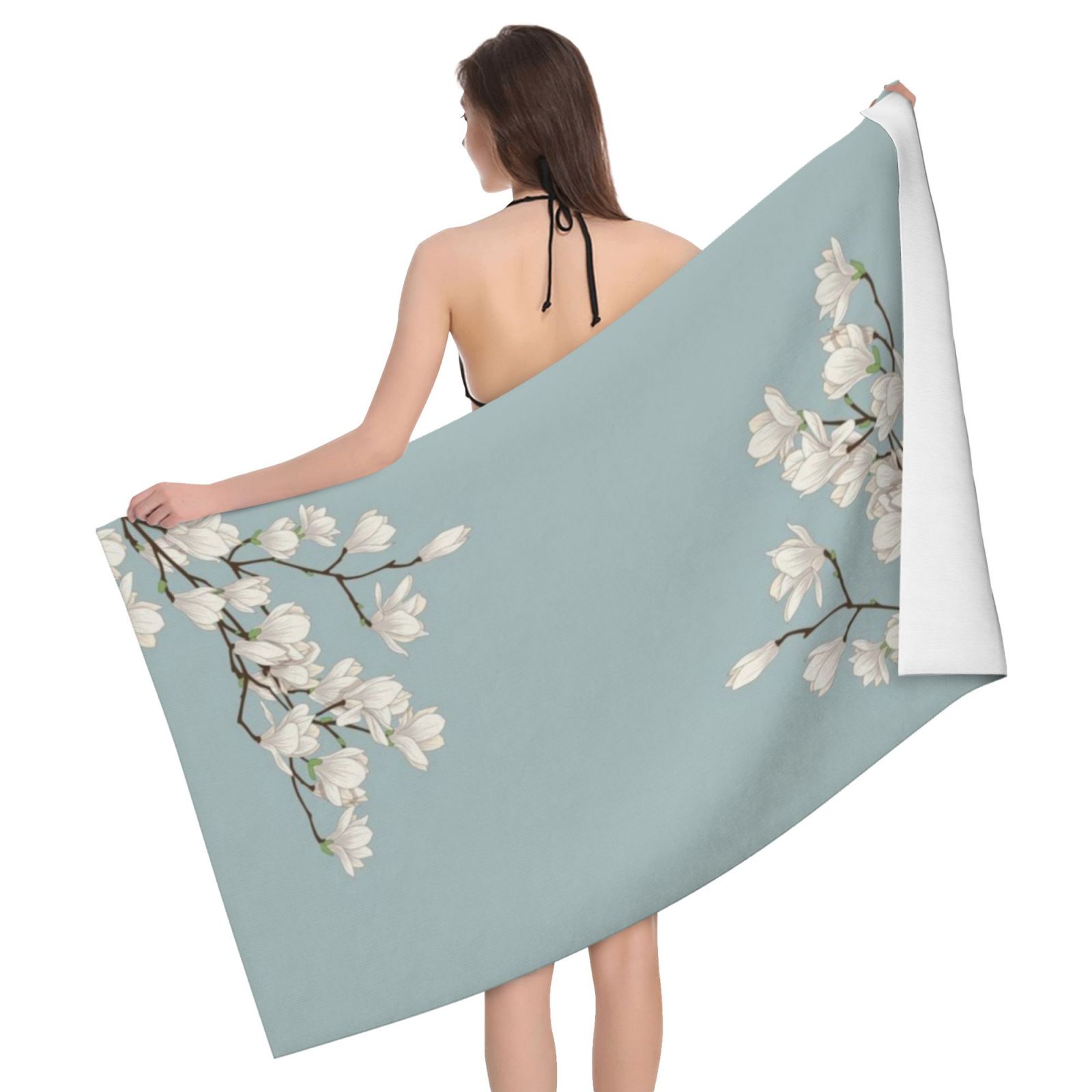 Comstylish Vintage Floral Art Pattern Bath Towel
