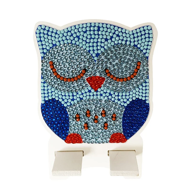 DIY Diamond Art Mobile Phone Stand Rack for Desktop Handmade Crystal Resin Craft gbfke