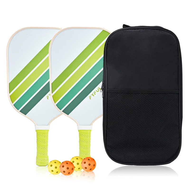 Durable Fiberglass Pickleball Paddle Set for Outdoor Play