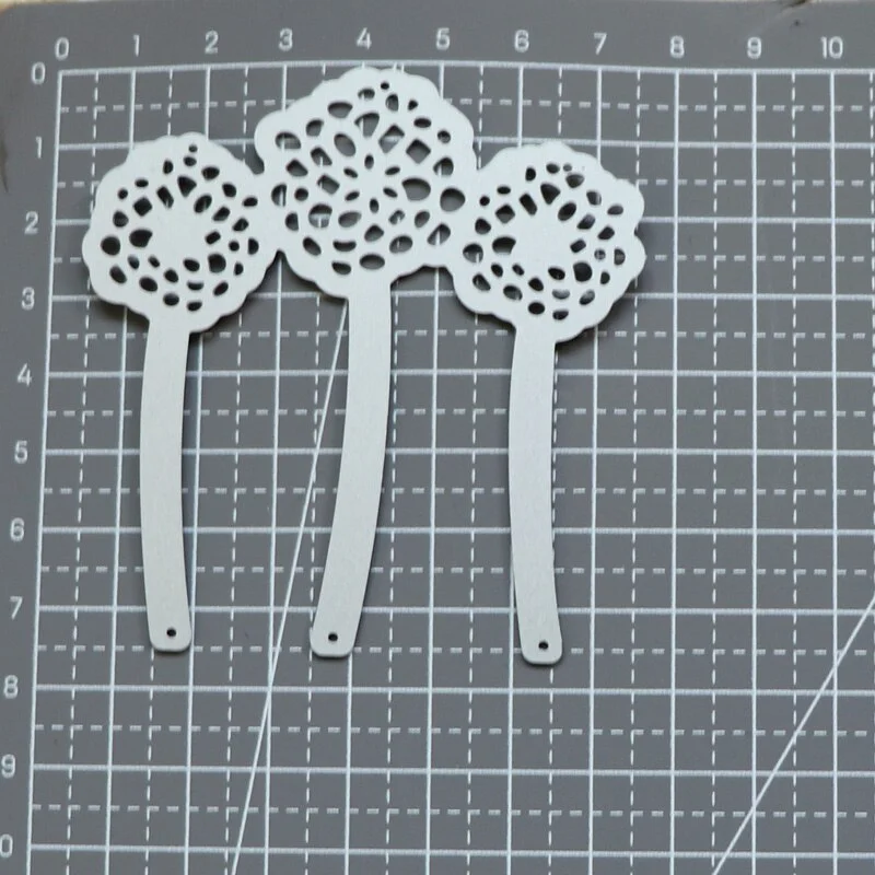 Flower 3pcs/set Dandelion METAL CUTTING DIES Stencil Scrapbooking Photo Album Card Paper Embossing Craft DIY