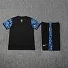 2025 Brazil Pre-Match Training Blue Shirt+Shorts 1:1 Thai Quality
