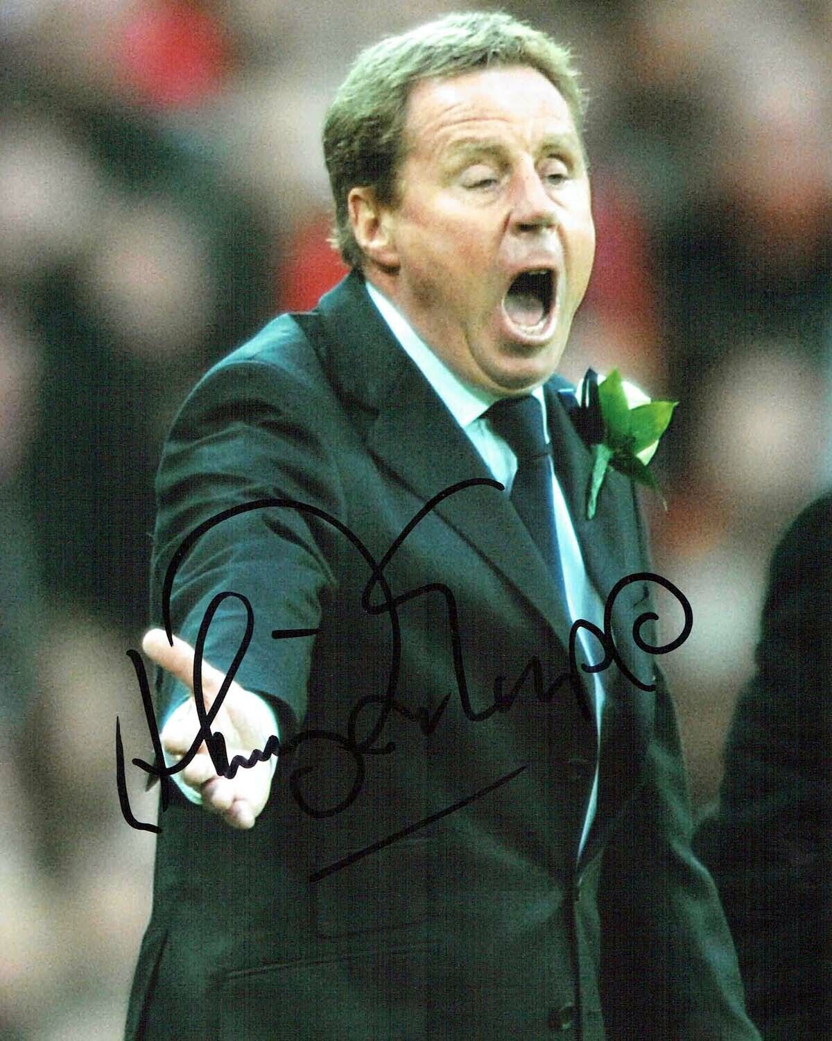 Harry REDKNAPP Signed 10x8 Photo Poster painting 3 AFTAL COA Autograph Football Manager Spurs