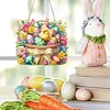 Diamond Painting Acrylic Single Side Drill Easter Chicken Egg Pendant Charms Kits for Adults Home Window Decor