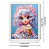 Cartoon Little Girl Diamond Art Painting Kits with Frame 