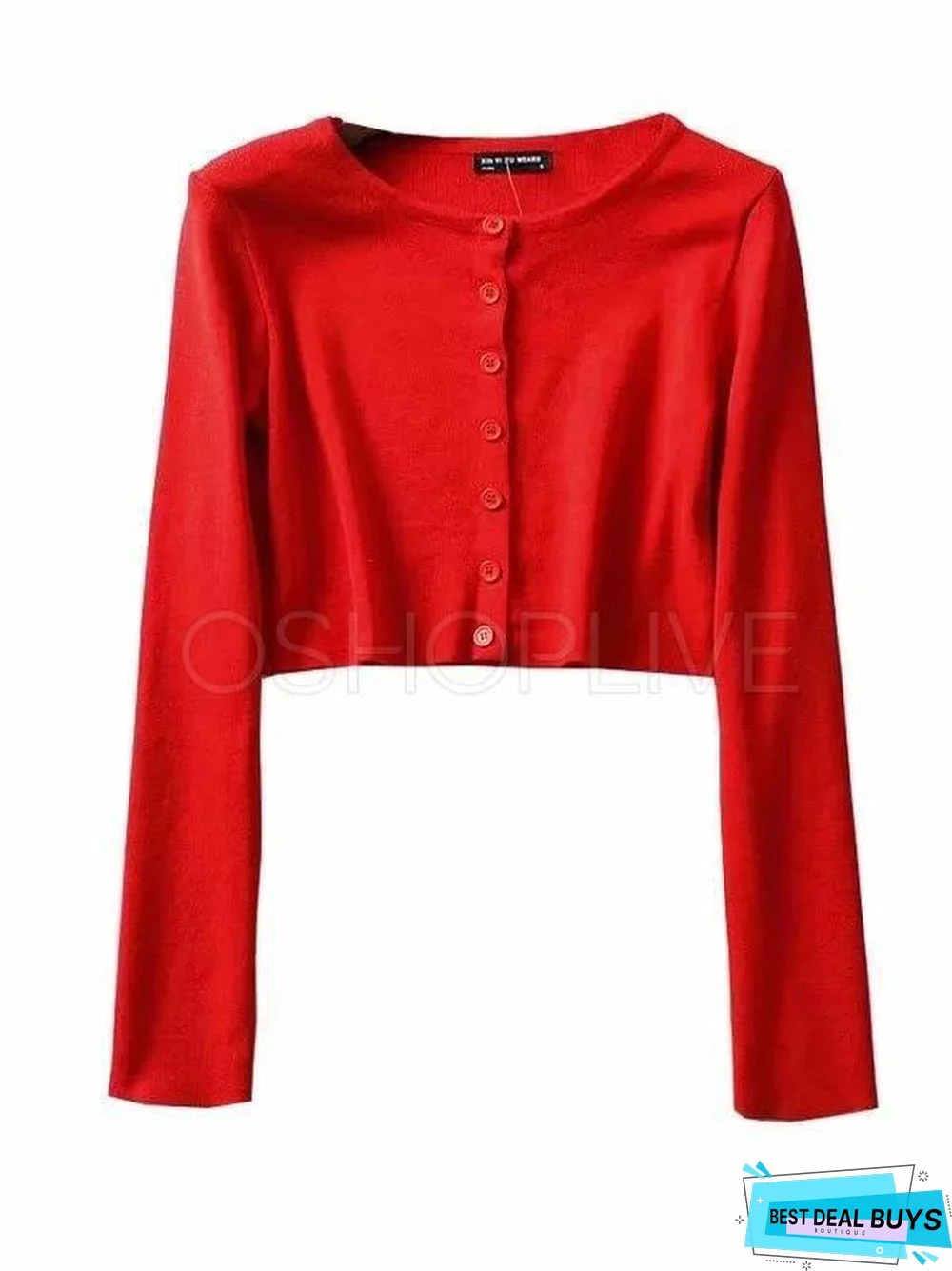 Sexy Plain Short Knitwear