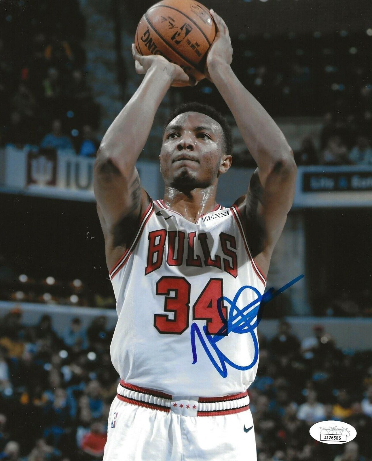 Wendell Carter Jr. signed Chicago Bulls 8x10 Photo Poster painting autographed JSA 5