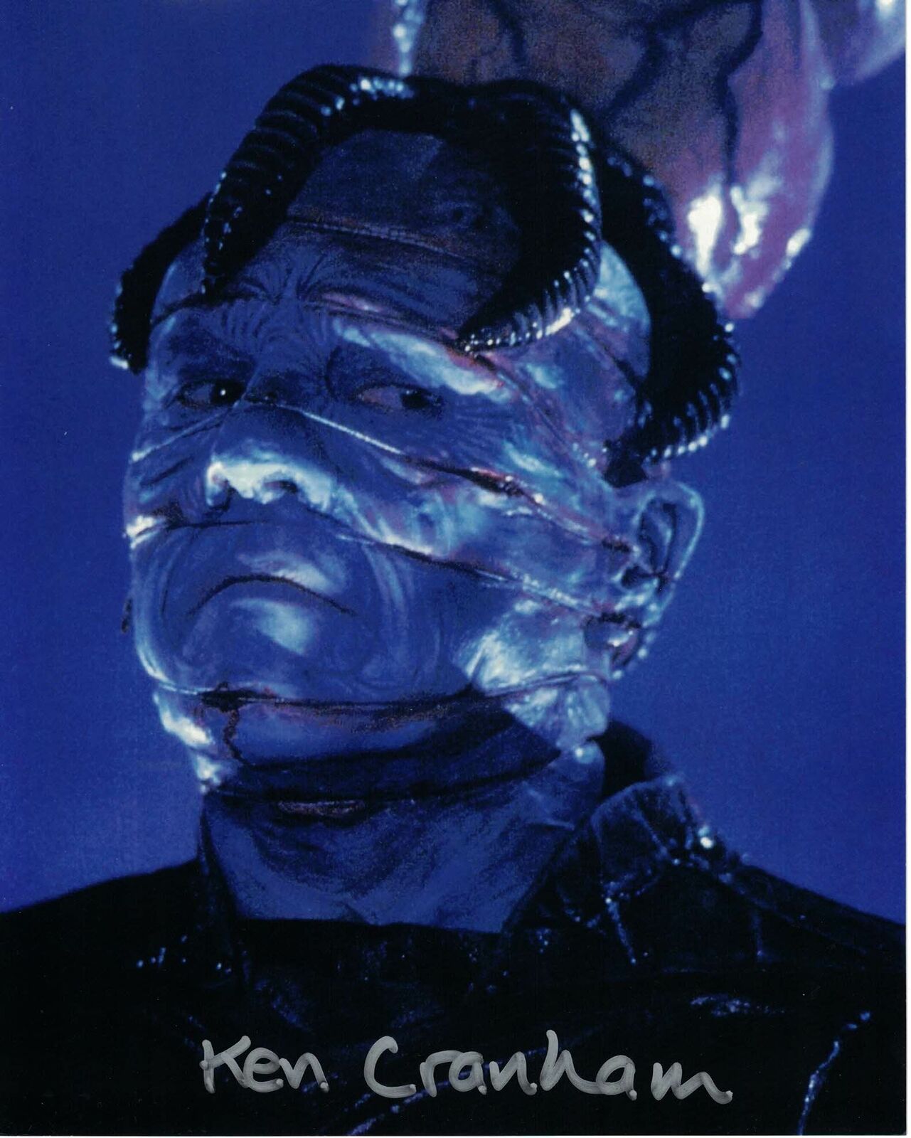 KENNETH CRANHAM - Channard/ Cenobite - Hellraiser 2 hand signed 10 x 8 Photo Poster painting