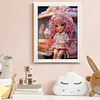 Cartoon Little Girl Diamond Art Painting Kits with Frame 