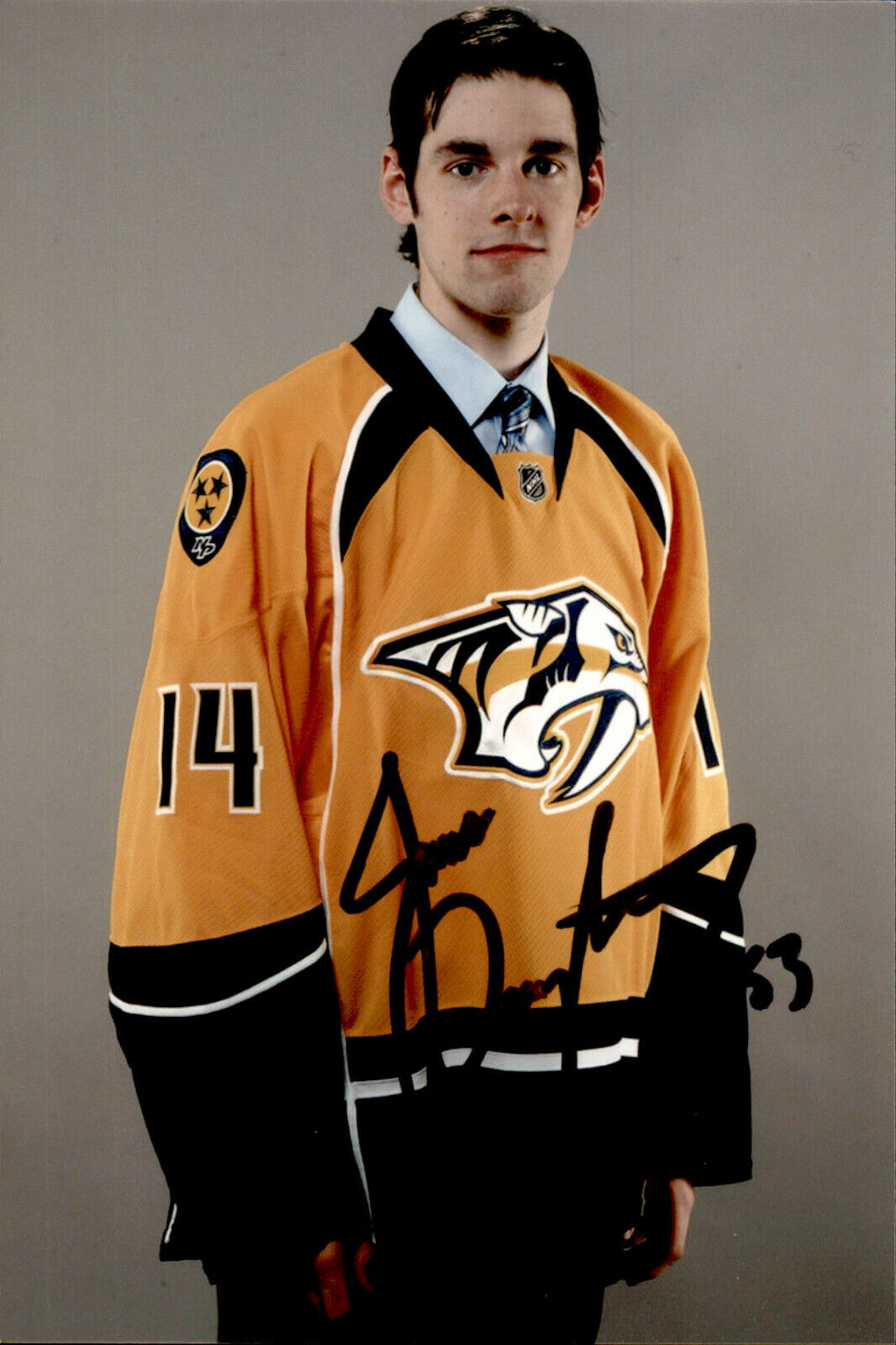 Jack Dougherty SIGNED autographed 4x6 Photo Poster painting NASHVILLE PREDATORS #3