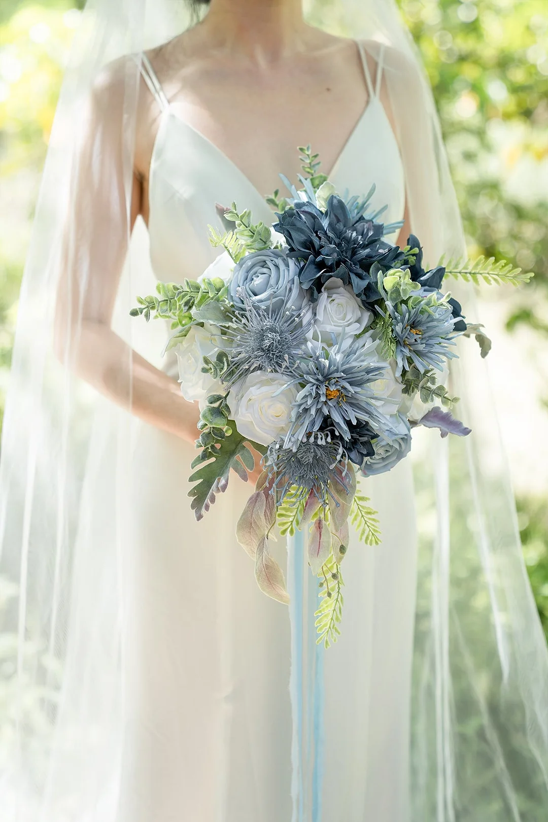 Silk Dahlia Designer Flower Boxes