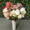 11 Stems Bud Rose Artificial Flower Bunch