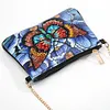 DIY butterfly shaped diamond painting one-shoulder chain lady bag