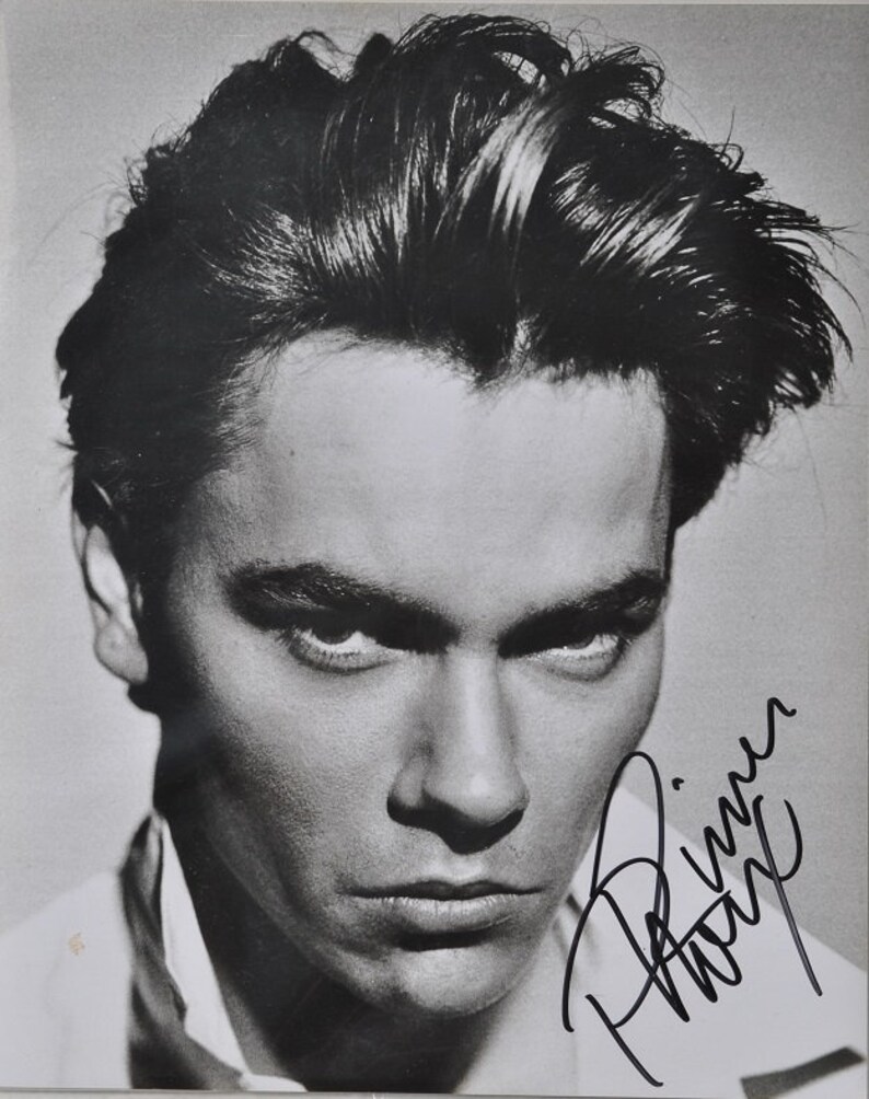 RIVER PHOENIX SIGNED Autographed Photo Poster painting A Night In The Life Of Jimmy Reardon Stand By Me wcoa