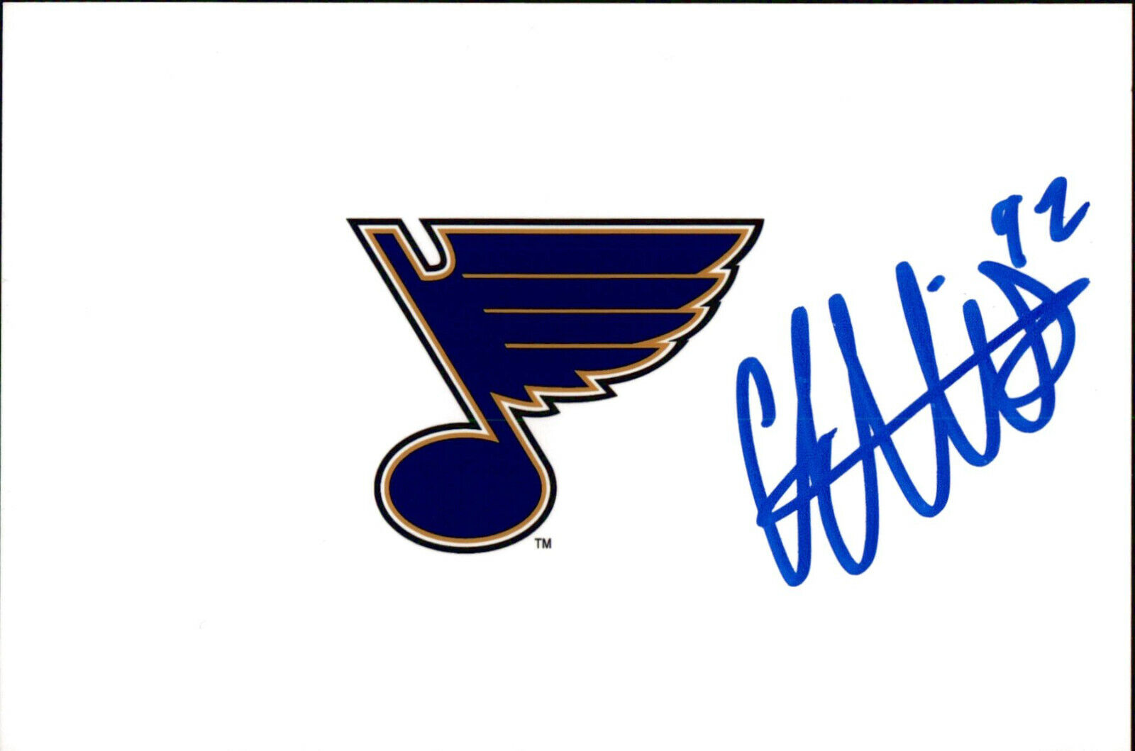 Colten Ellis SIGNED autographed 4x6 Photo Poster painting ST LOUIS BLUES