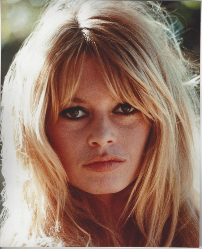 Beautiful Actress Bridget Bardot    8x10 color close up  Photo Poster painting