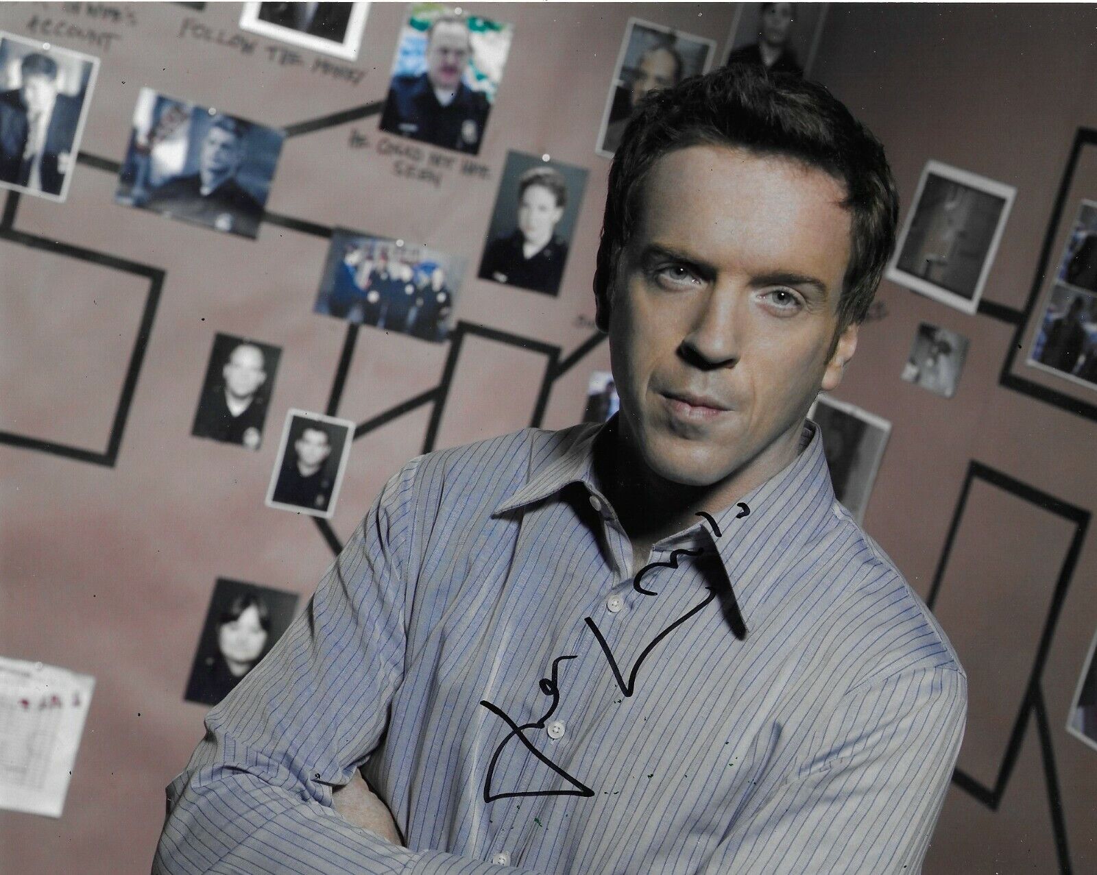 Damian Lewis Signed 10x8 Photo Poster painting AFTAL