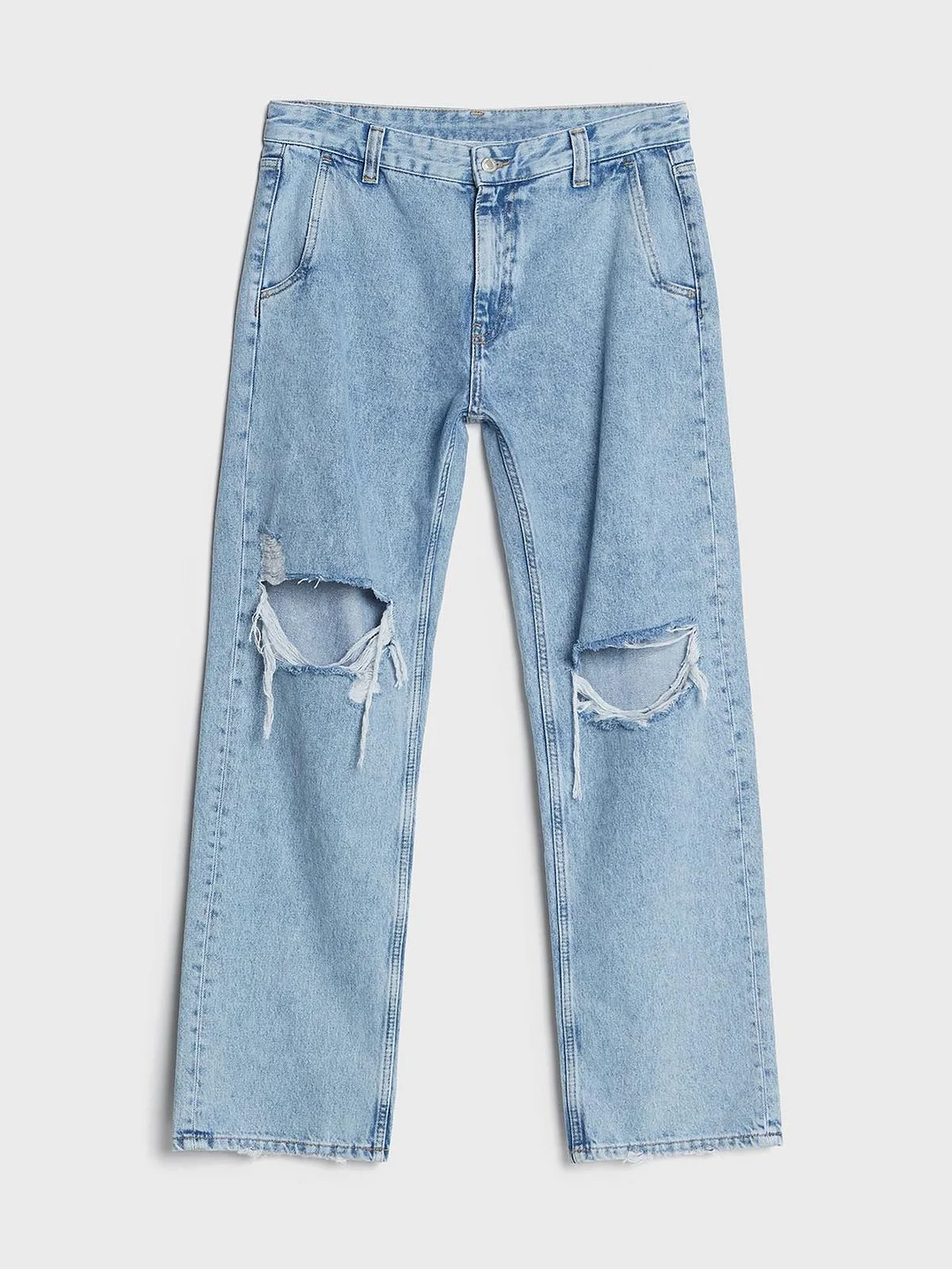 Casual Cotton With Jeans(Plus Size)-Allyzone-Allyzone