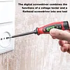 2 in 1 Home Circuit Tester Screwdriver with LCD Screen Non Contact Voltage Tester with Screwdriver for Electricians Home Use