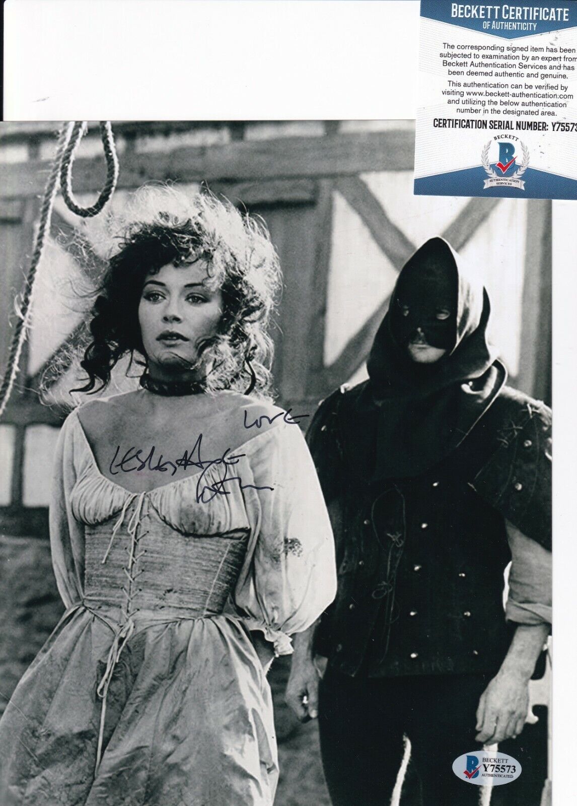 LESLEY-ANNE DOWN signed (NORTH & SOUTH) Madeline 8X10 Photo Poster painting BECKETT BAS Y75573